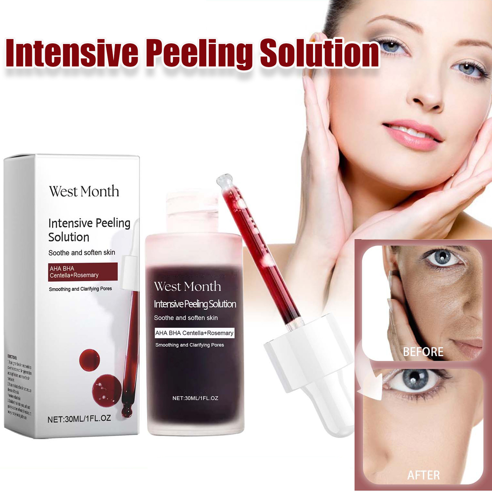 Glycolic Acid Exfoliant - Peeling Siero Viso Anti Acne Schiarente