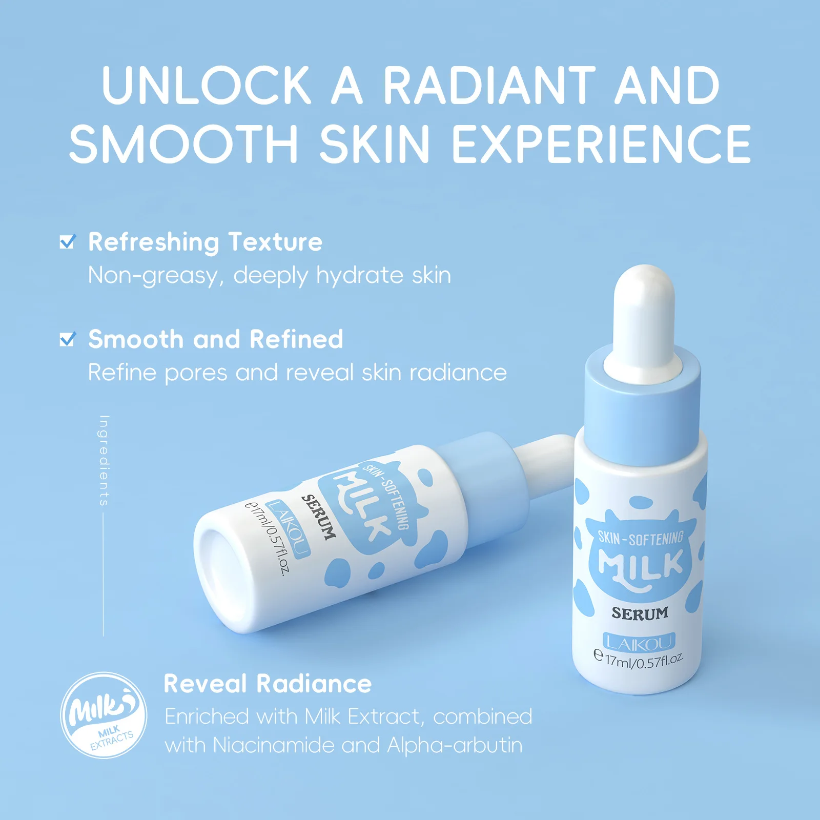 Siero Viso al Latte 17ml per C - Alpha Arbutin Serum recensione e prezzo